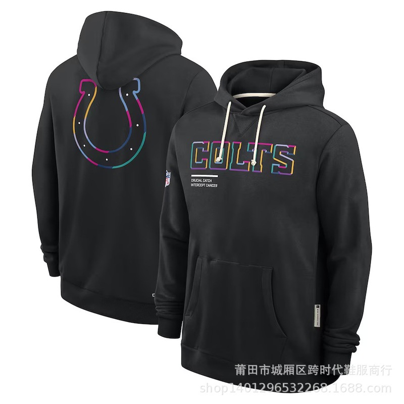 外贸2025新款NFL橄榄球男士连帽卫衣户外休闲运动连帽衫HOODIE 冬|undefined