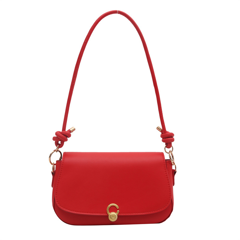 2025 nuevo temperamento simple bolso pequeño bolso de brazo de nicho coreano bolso de mujer bolso de hombro de viaje retro francés