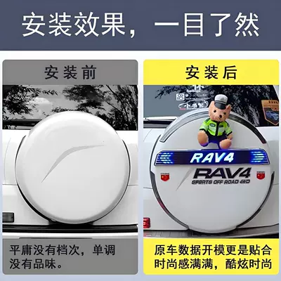 Spare wheel cover | with paint modification