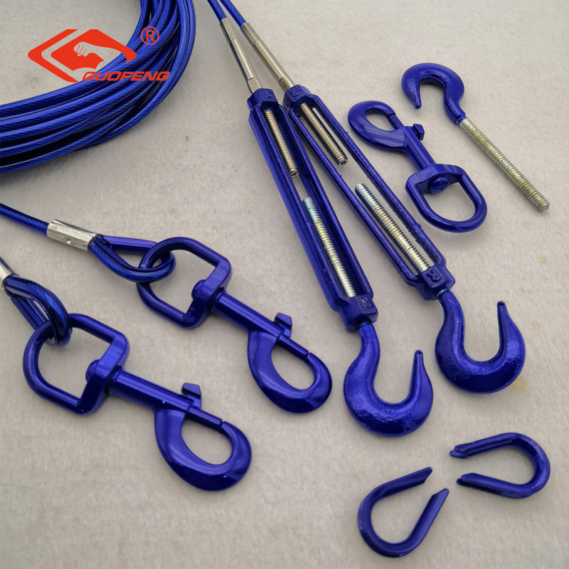 cuerda de alambre de elevación cuerda de alambre de tracción cuerda de alambre barrera cuerda de alambre de acero invernadero marco de uva marco de fruta cuerda de alambre de acero personalizada