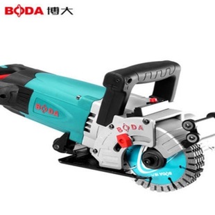 Boda slotting machine one-time forming dust-free hydropower project installation of high-power full-automatic wall slot cutting machine