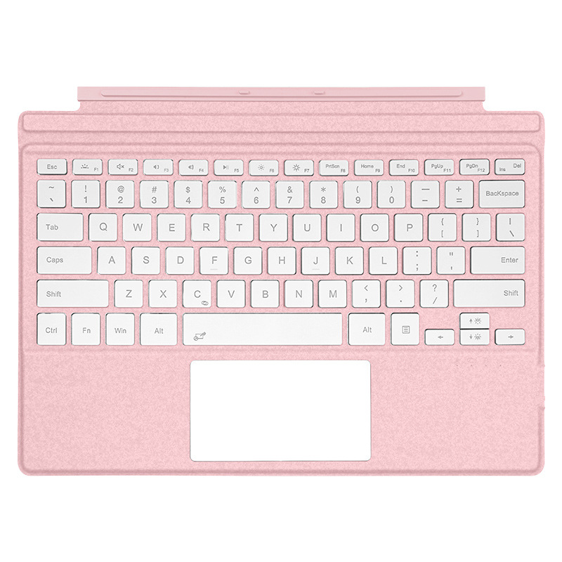 Aplicable a Microsoft Surface Pro11 teclado bluetooth colorido retroiluminado plano externo teclado de succión fábrica al por mayor