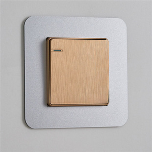 Sticky Simple Modern Style Free Home Switch Sticker Wall Sticker Switch Protective Case Solid Color Decorative Sticker Waterproof Light Luxury
