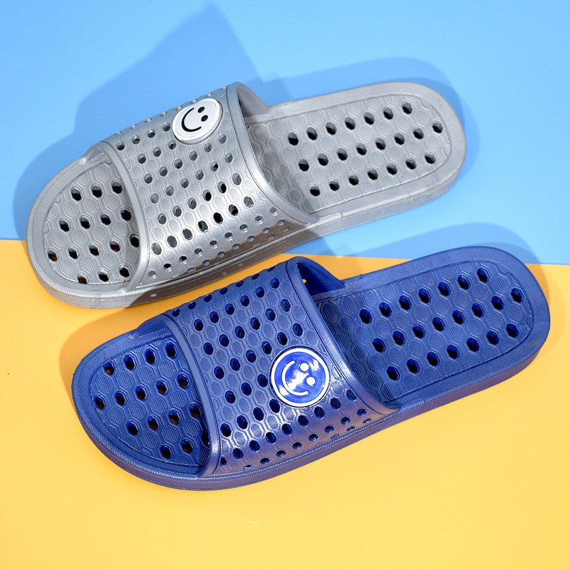 Hotel Hotel Bath Slippers Men's Summer Indoor Home Non-slip Bathroom Leakage Quick-drying Toilet Silent Slippers