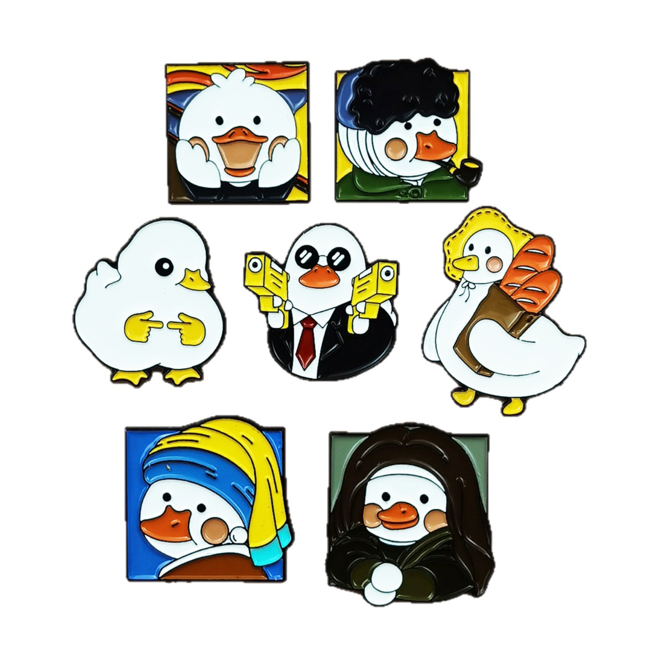 Broche de pato amarillo lindo transfronterizo image 5