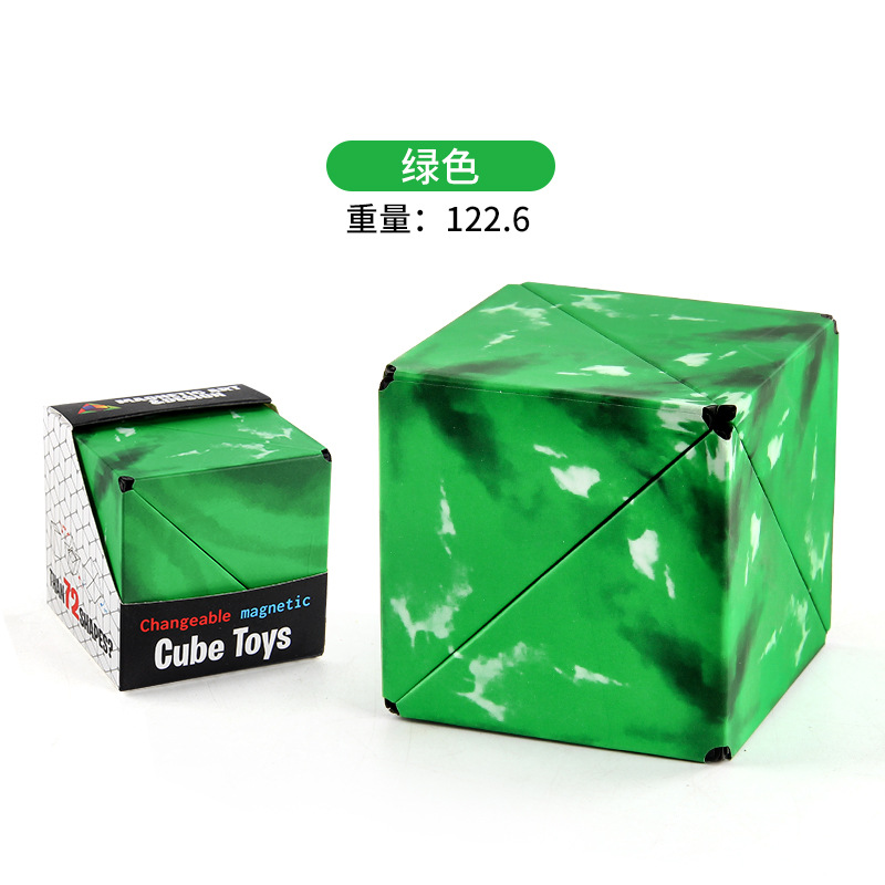 Cubo geométrico verde 120g