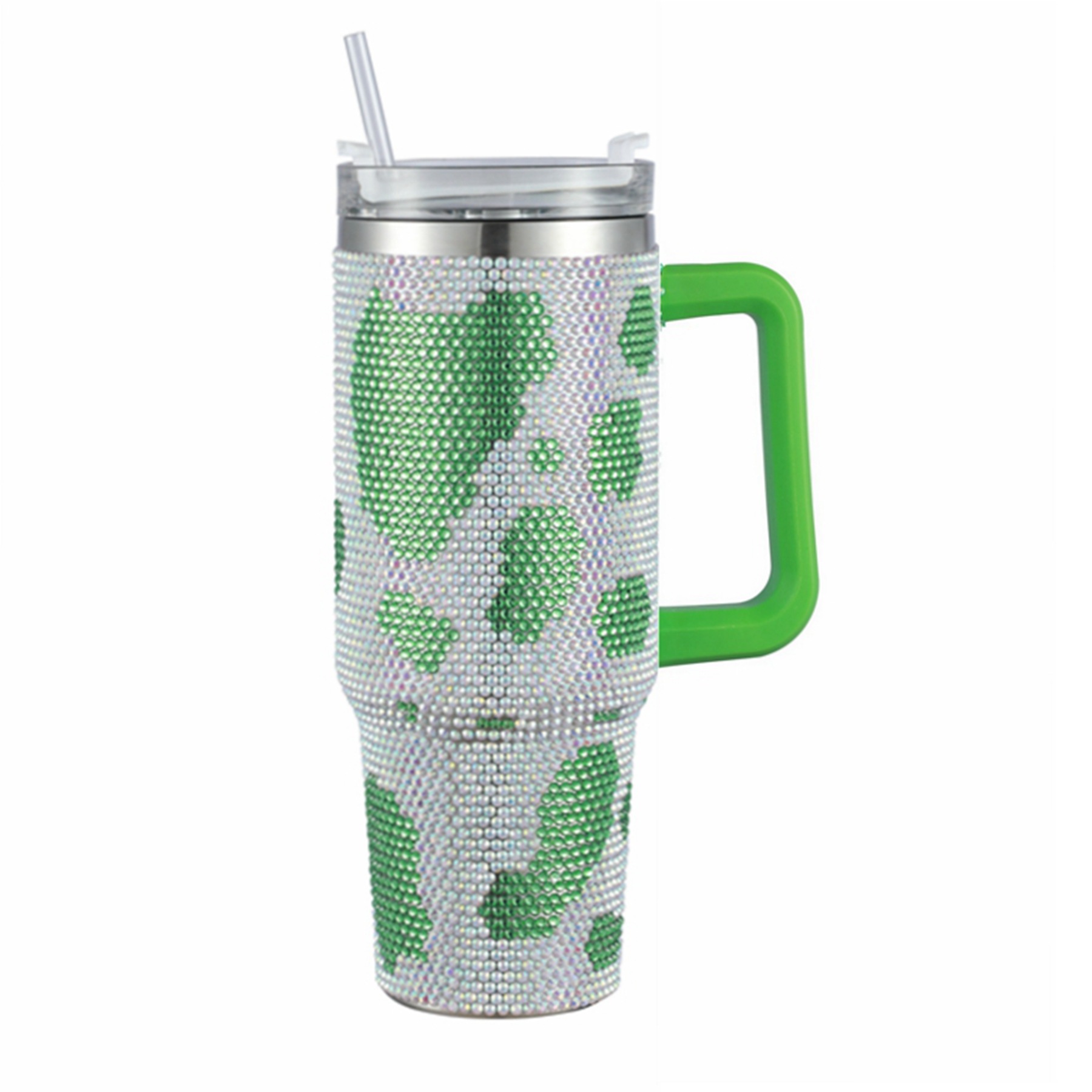 Cruz-frontera dedicado 40oz de acero inoxidable de diamante taza de vacío taza de helado de gran capacidad