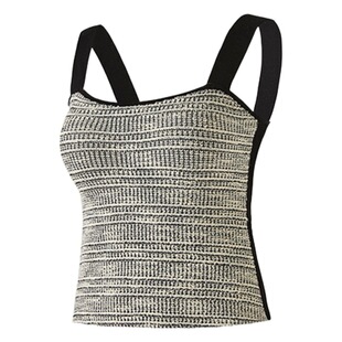 Vest Women's Early Autumn Bra Underwear Wear Base One-piece with Chest Pad Slim-fit Chanel Style Wide Shoulder Sling