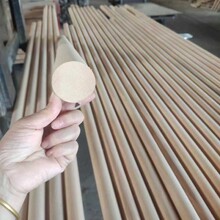 实木圆形木细木棍楼梯扶手实木圆棒扶手护栏靠墙手扶木现货热卖中