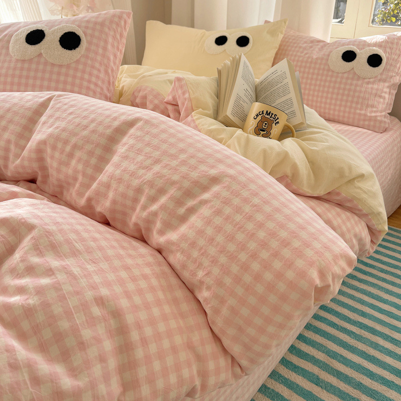 Yunsoft Agua Washed Algodon-Big Eye Powder Yellow