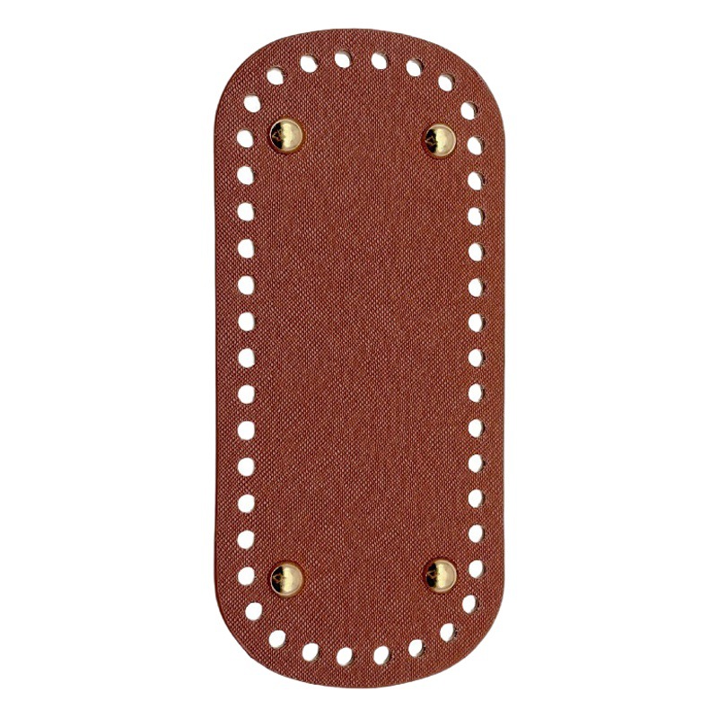 Handmade crochet bag cloth thread weaving accessories round leather bag bottom plate material DIY bag bottom 8*1