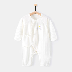 Infant Bodysuit Spring and Autumn Skeleton-Free Newborn Monk's Robe Baby Harem Shirt Long Sleeve Pajamas Infant Firstborn Clothing