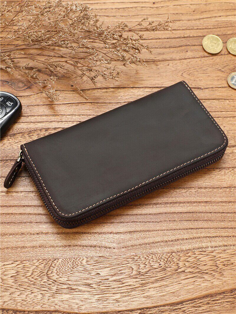Retro leather wallet