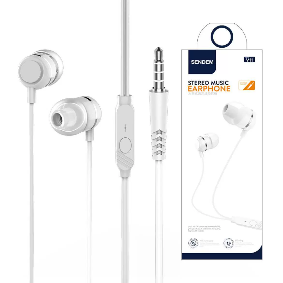 Vivo, huawei, apple, xiaomi, oppo, universal compatible headphones, iPhone6, pack, 6S