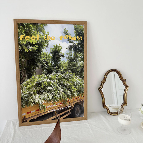 feel the forest feel the autumn feeling of the forest art poster Korean ins fresh decorative hanging painting