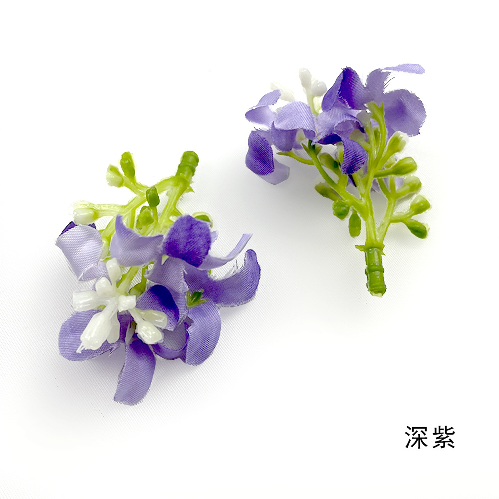 Simulación osmanthus floral cabeza DIY hecha a mano cabeza de flor de pinza tecnología de plantación verde con mano caja de regalo decoración de flores de mil lixiang