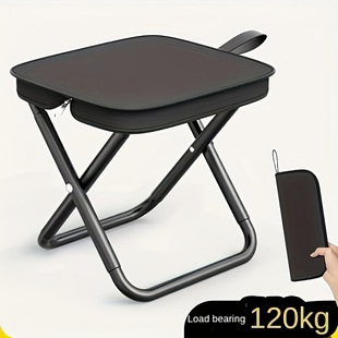 Outdoor Portable Folding Chair, Combat-Ready Bench, Fishing Stool, Travel Camping Stool, Sturdy and Ultra-Light for Queuing