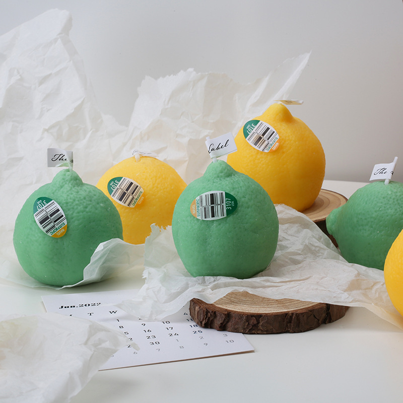 Realistisk citronlys til aromaterapi og boligindretning_voghion.com