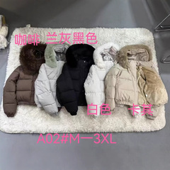 2025外国貿易の短い綿服の女性派は香港風の冬を克服します。