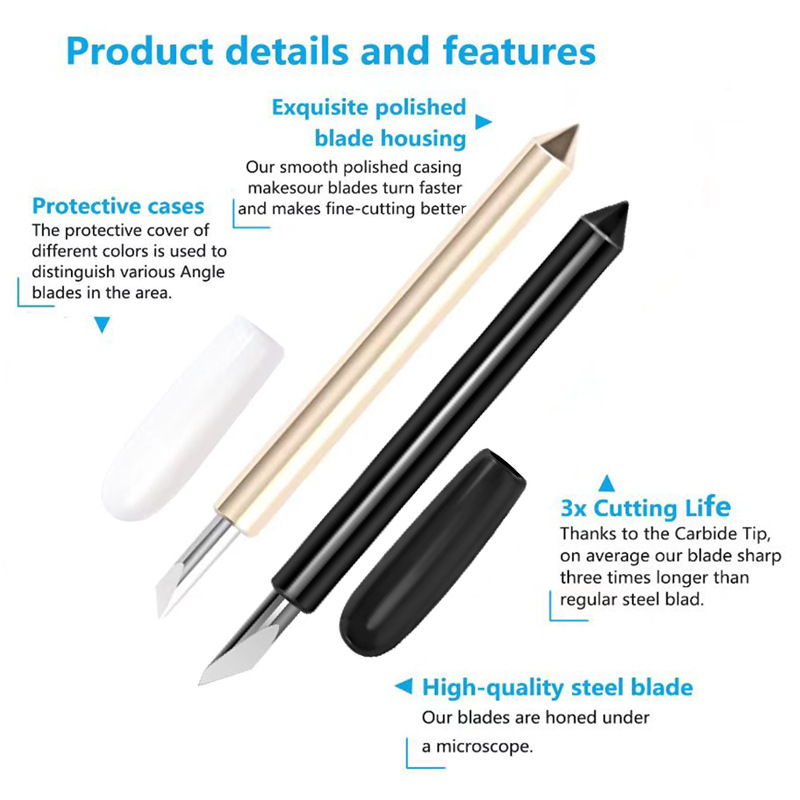 厂家供应现货跨境热卖黑色柄罗兰刻字刀深切切割硬质合金刀片