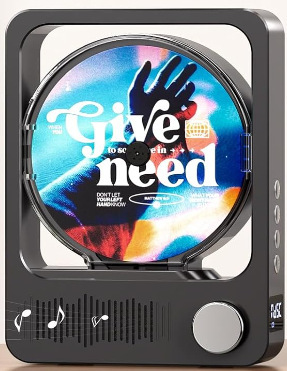 国境を越えた小売新しい CD プレーヤー新しいオーディオ Bluetooth レトロ CD プレーヤーアルバムプレーヤー CD ディスクオールインワン|undefined