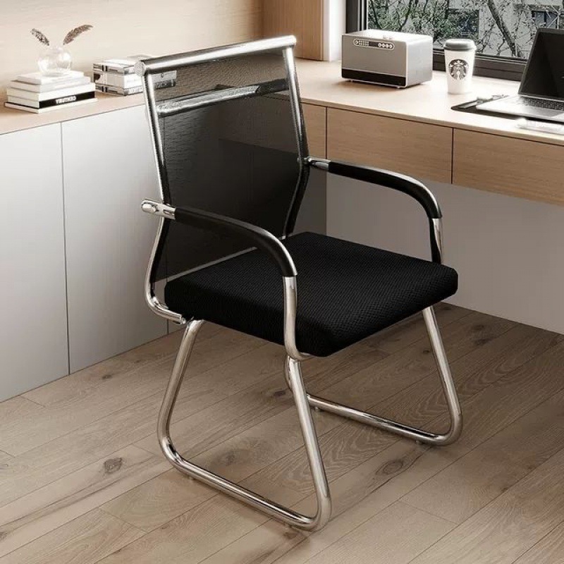 Silla de computadora Sentado durante mucho tiempo Silla de sala de reuniones de oficina Dormitorio de estudiantes Silla de mahjong de red de arco Silla de respaldo para el hogar Envío gratis