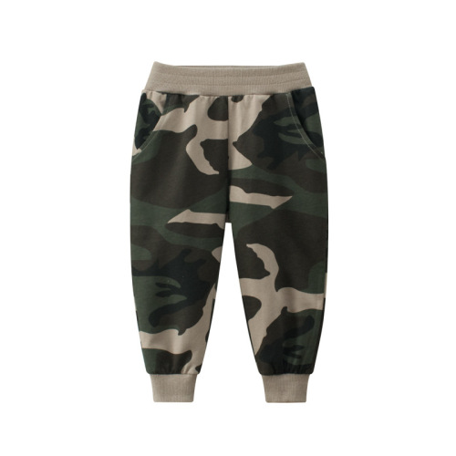 27kids brand children's pants for boys, 2024 autumn new sports camouflage pants, drop shipping one piece