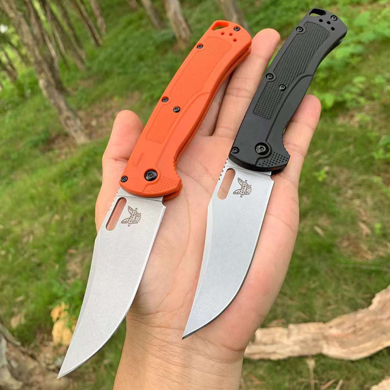 户外15535蝴蝶折刀高硬度CPM154刀具野营生存便携式口袋折叠刀EDC