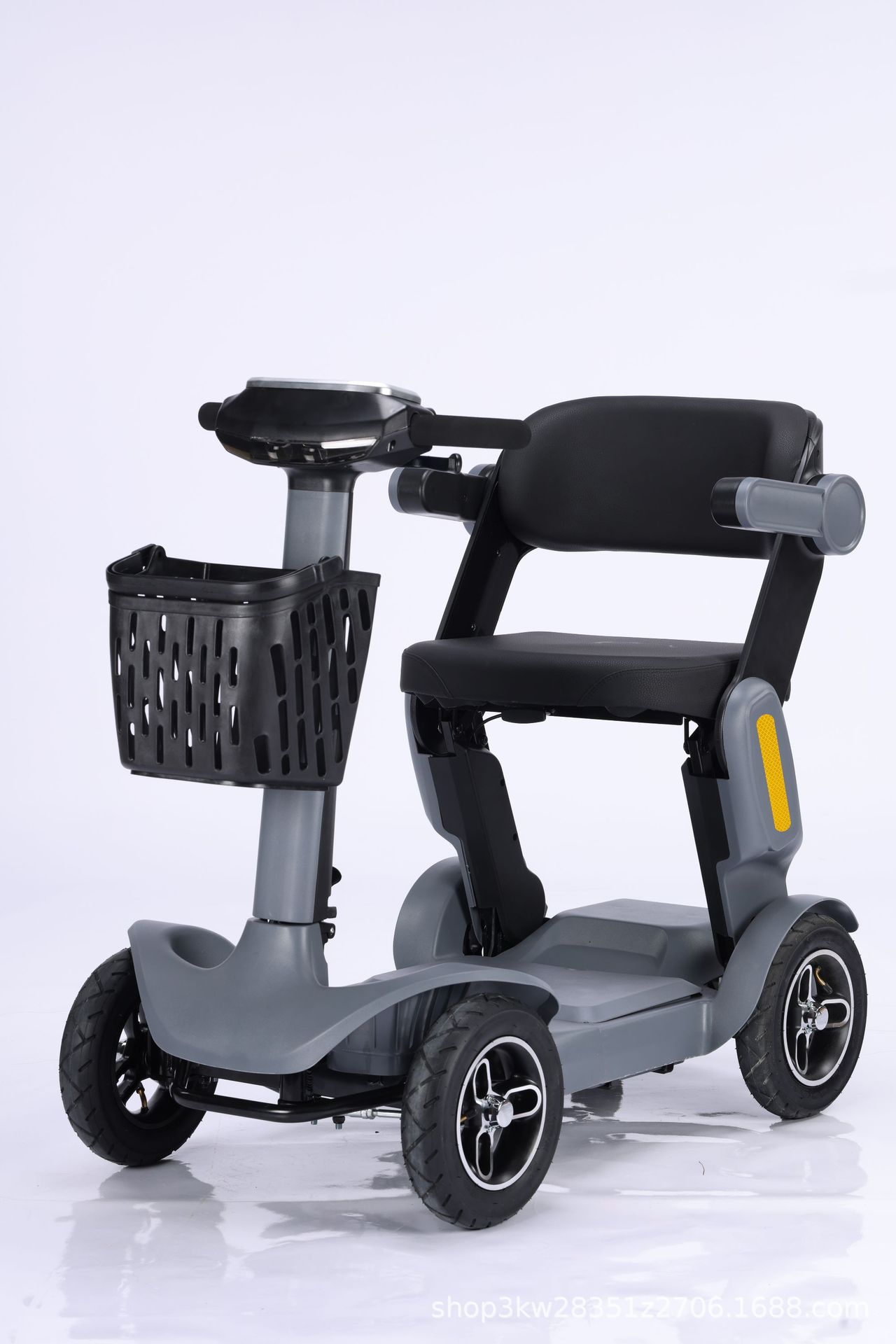 Cross-border leisure vehicle, small bus, disabled-friendly, small household foldable electric four-wheel vehicle
