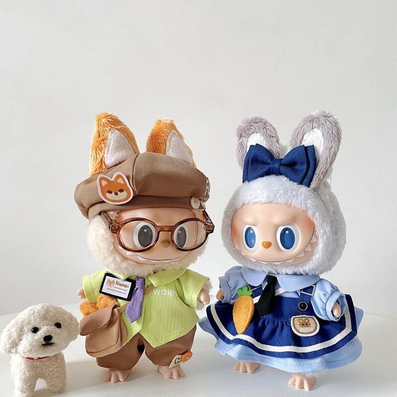 小兔日记&小狐周刊 labubu娃衣/15cm/浮梦娃衣套装棉花娃娃衣服|undefined