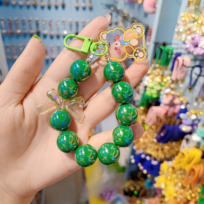 31g Weight Keychain Classification 1 Piece Quantity Holiday, Daily Occasion Acrylic Material Animal, Bow Knot Pattern Women's Gender Cute, Simple Style Style Cute Simple Style Animal Bow Knot Arylic Women's Keychain 8