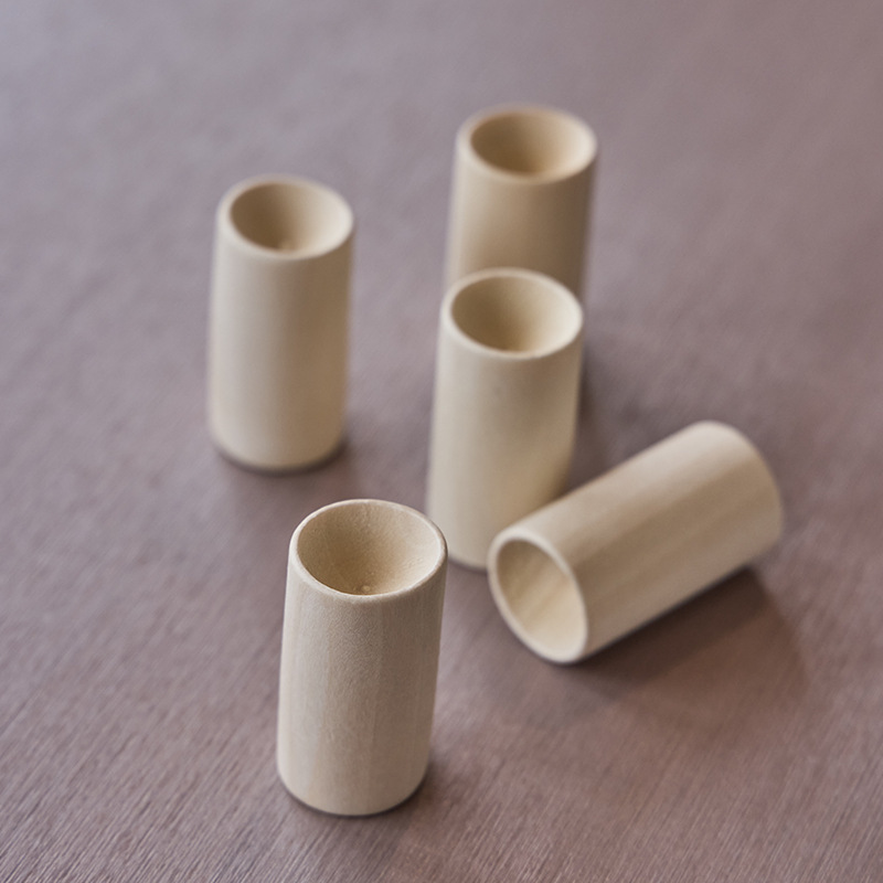 Wooden Non-fire Aromatherapy Jewelry Indoor Desktop Wooden Small Wooden Pile Cylindrical Expanded Fragrant Wood Essential Oil Special Home Ornaments