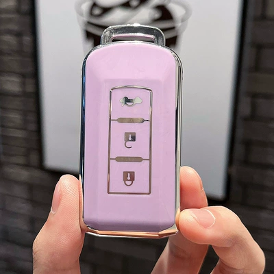 Car key bag, sanli Outlander Key Set - mitsubishi-a-smart-3-key-single-shell-purple