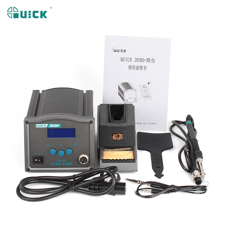 QUICK快克203H无铅焊台电烙铁升级款203H 维修电烙铁数显电焊