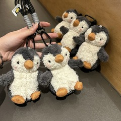 かわいいぬいぐるみペンギンペンギンのかばんストラップかわいいぬいぐるみのアイデア女性のキーホルダー