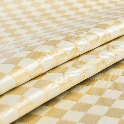 Summer 1200D carbon light jacquard ice silk mat washable soft simple folding breathable air-conditioned rattan mat three-piece set