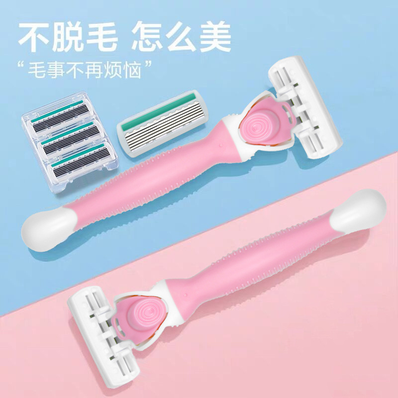 Dispositivo de depilación, afeitadora, depilación manual especial para damas, depilación en las axilas, partes íntimas de las piernas, afeitadora de labios masculinos al por mayor