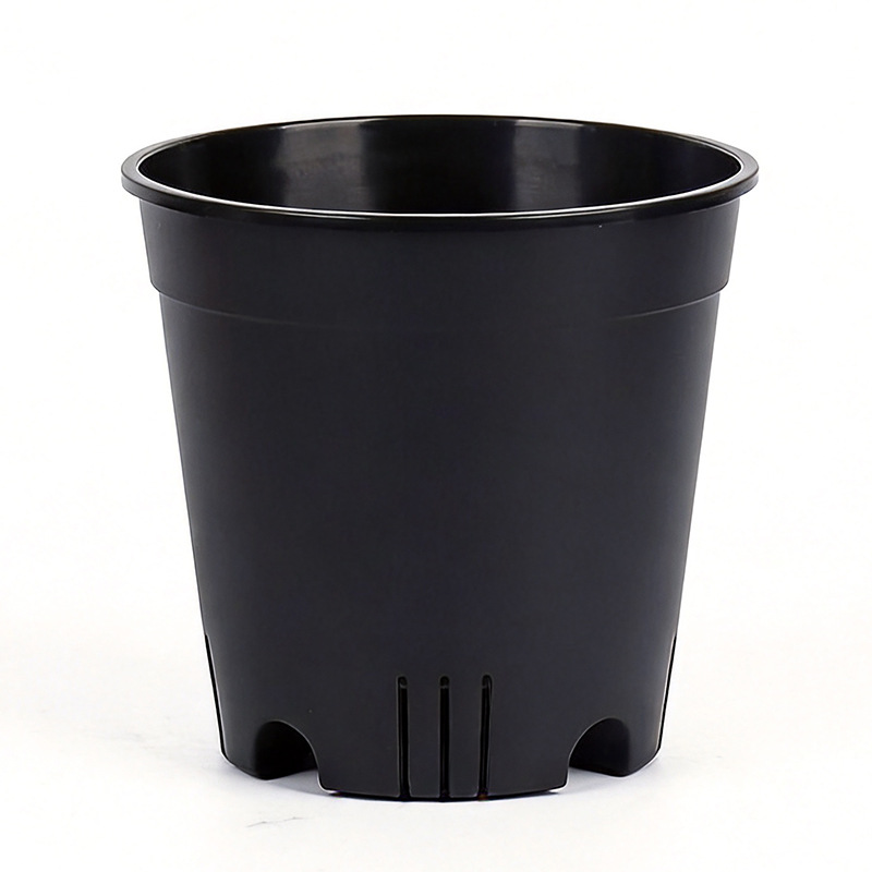 Nuevo recipiente de plástico transpirable al por mayor recipiente de flores multiculposa hortenida de hojas de color base de plantación recipiente de flores transparentes