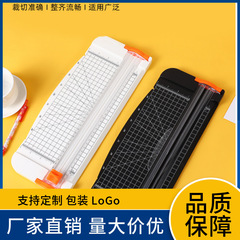 メーカー卸売ホット販売スライドペーパーカッター安全プラスチックハンドアカウントペーパーカッターペーパーカッター学生文具