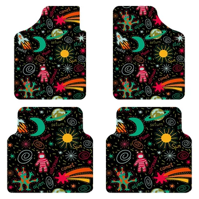 Universal Foot Pad — and Suv Foot Mats, Non-Slip - interstellar-style-2-main-driver-co-pilot-two-piece