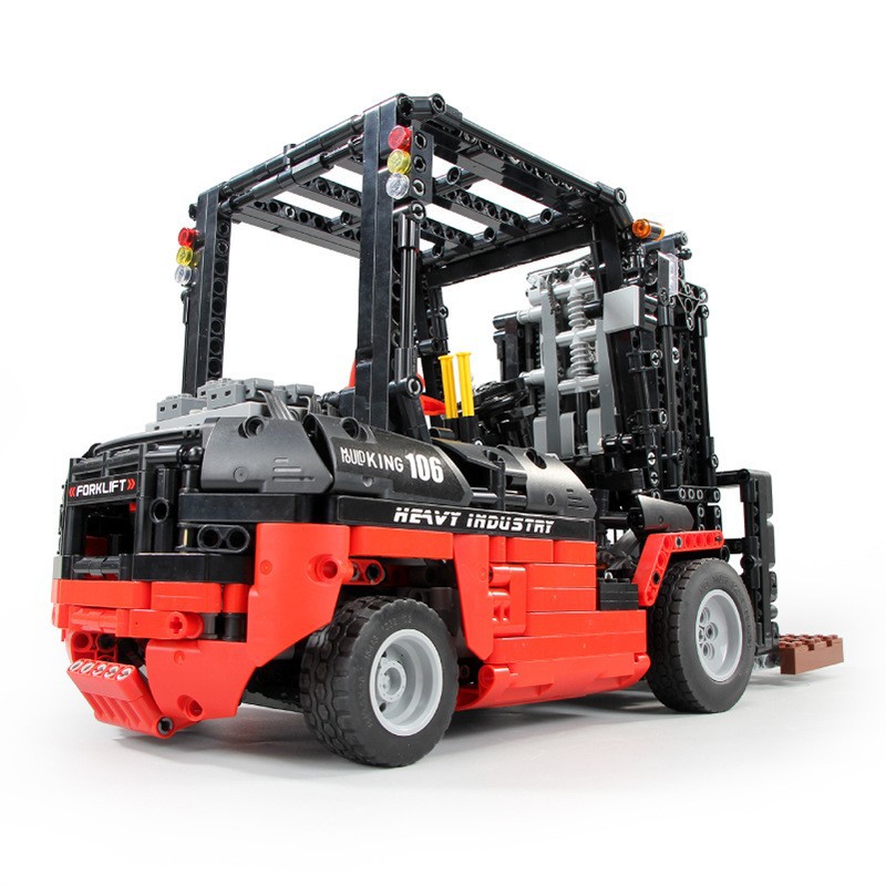 Yuxing modelo rey 13106 ingeniería serie apilador de control remoto bloque de construcción modelo de juguete coche de alta dificultad montaje Niño