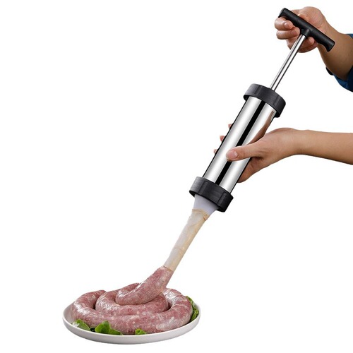 Bacon hand-pushed sausage machine, home-made sausage sausage cylinder, pig small intestine filling tool, sausage manual sausage stuffer