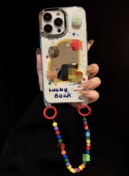 Las flores de dopamina de color estilo ins son adecuadas para Apple 16/15 funda para teléfono móvil iphone14 estéreo 16ProMax hembra