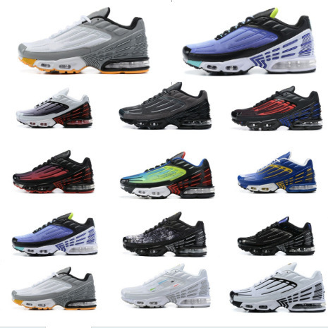 2023 new cross-border foreign trade sneaker TN3 two-color stitching PLUS air cushion running shoes for men and women 36-46