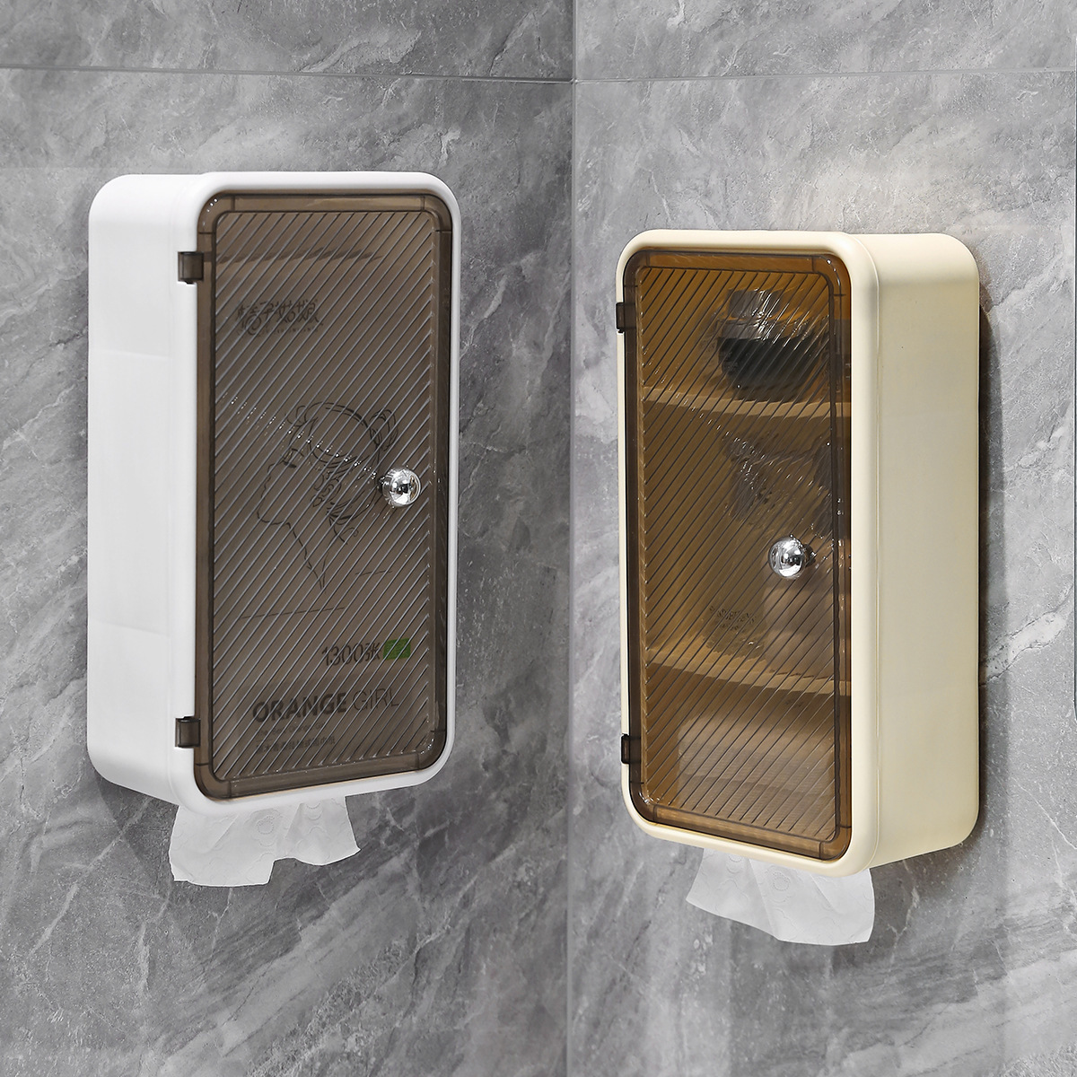 Household Wall Storage Rack Bathroom Bathroom Punch-Free Storage Box Washstand Storage Rack Cosmetics Storage Box