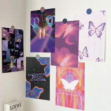 10张ins小众美式电影艺术装饰海报卡片房间墙面创意墙贴家居布置