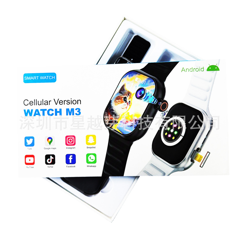 B29 Smart Watch 5g Card Full Network Google Store App Download Rotating Camera Video Call Photo