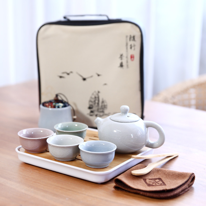 旅行茶具套裝全套功夫實用高檔送客戶活動小贈品團建開業商務禮品