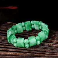 Emerald sunny green bracelet Myanmar