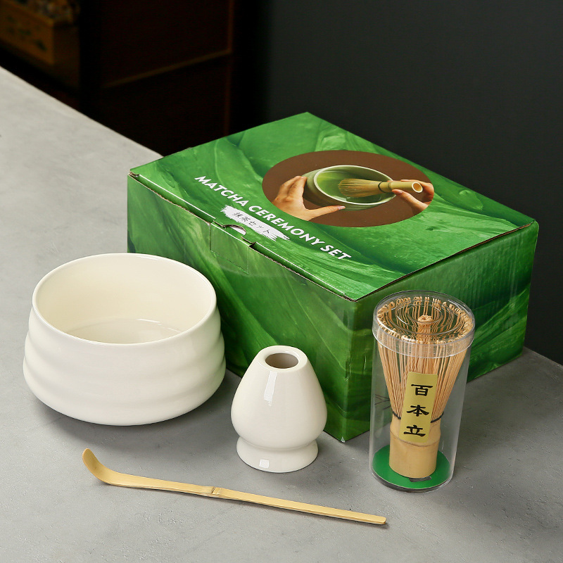 抹茶茶碗日本式抹茶宋代点茶道具陶磁器茶碗カップミキサー抹茶ブラシ茶コップセット|undefined